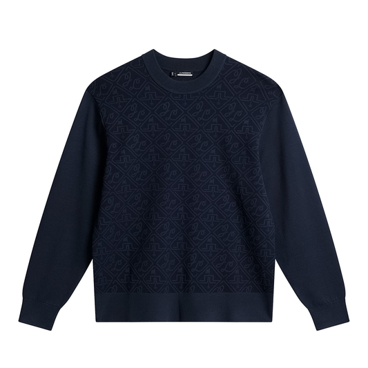 J.Lindeberg Finn Jacquard Knitted Sweater