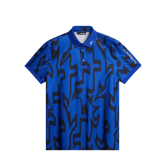 J.Lindeberg Tour Tech Reg Fit Golf Polo Print