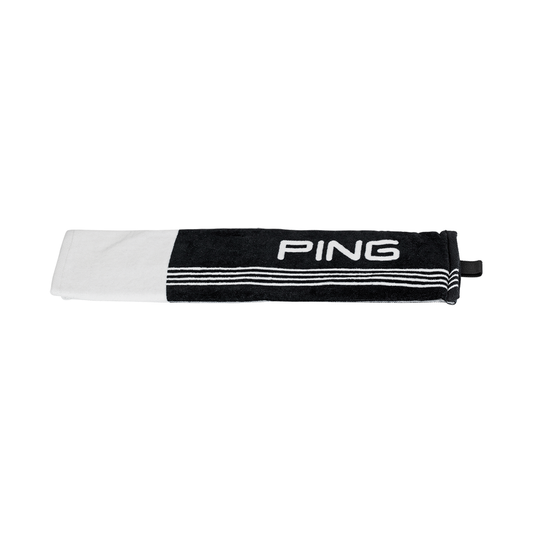 PING Towel Trifold Black/White