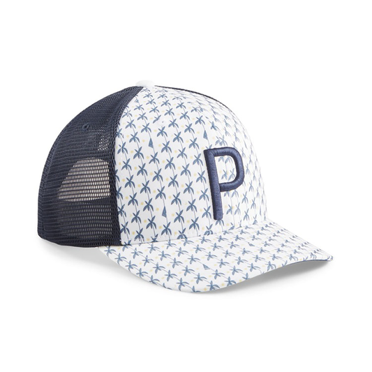 Puma Palms Trucker Cap White Glow-Deep Navy