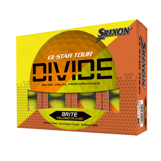 Srixon Q-Star Tour Divide Gul Orange