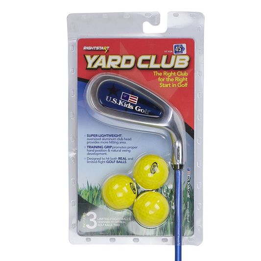 US Kids LH RS2-45 Yard Club with 3 Yard Balls