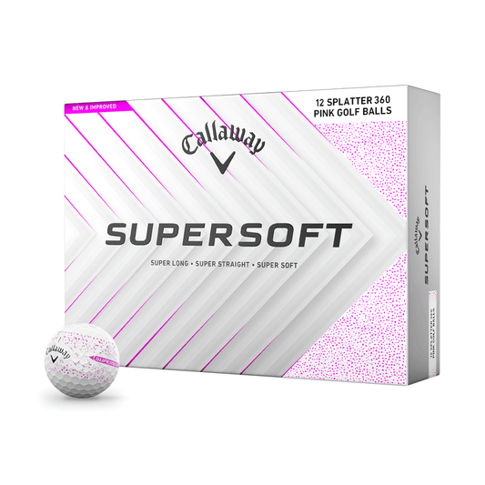 Callaway Supersoft Splatter 360 Pink