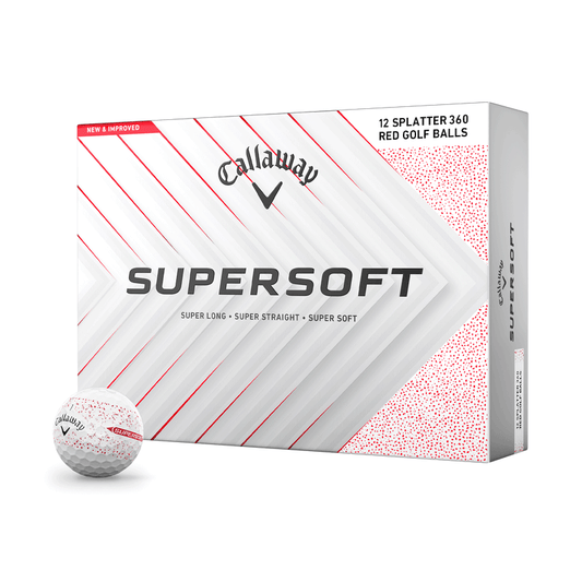 Callaway Supersoft Splatter 360 Red