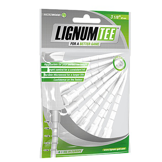 Lignum Tee 82 mm Vit